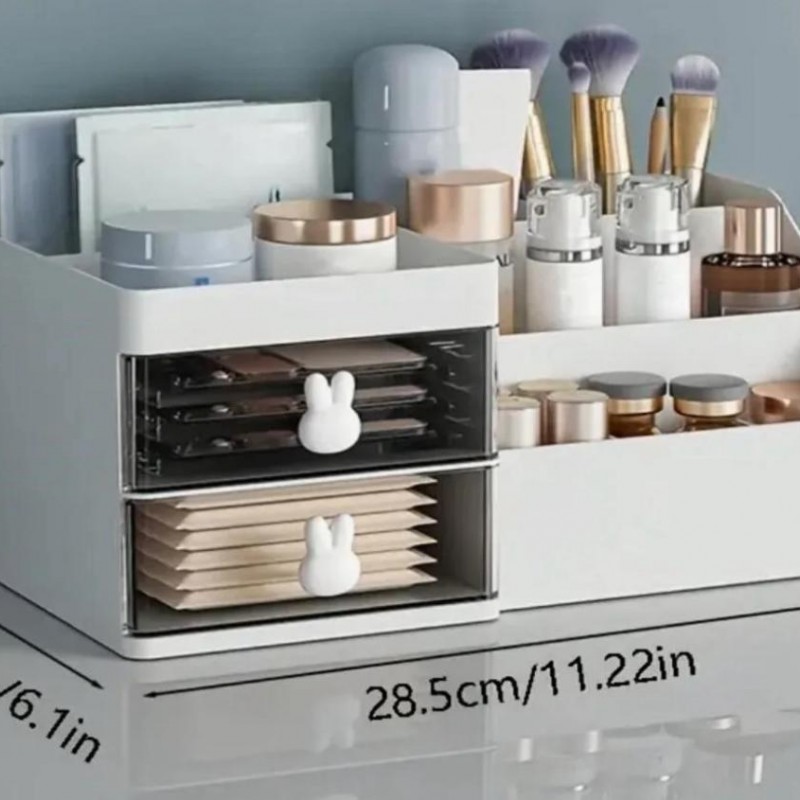 BLACKSTAR Makyaj Organizeri Çekmeceli Beyaz