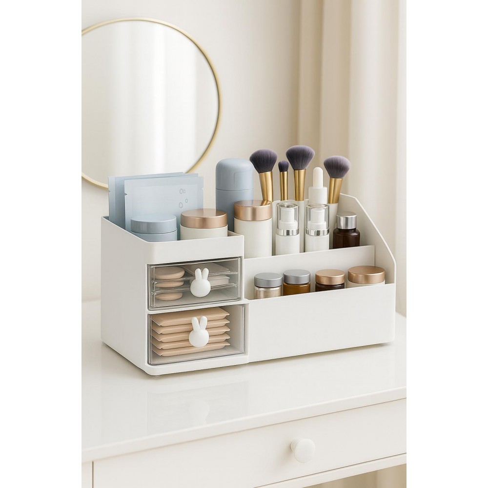 BLACKSTAR Makyaj Organizeri Çekmeceli Pembe BLACKSTAR Makyaj Organizeri Çekmeceli Pembe