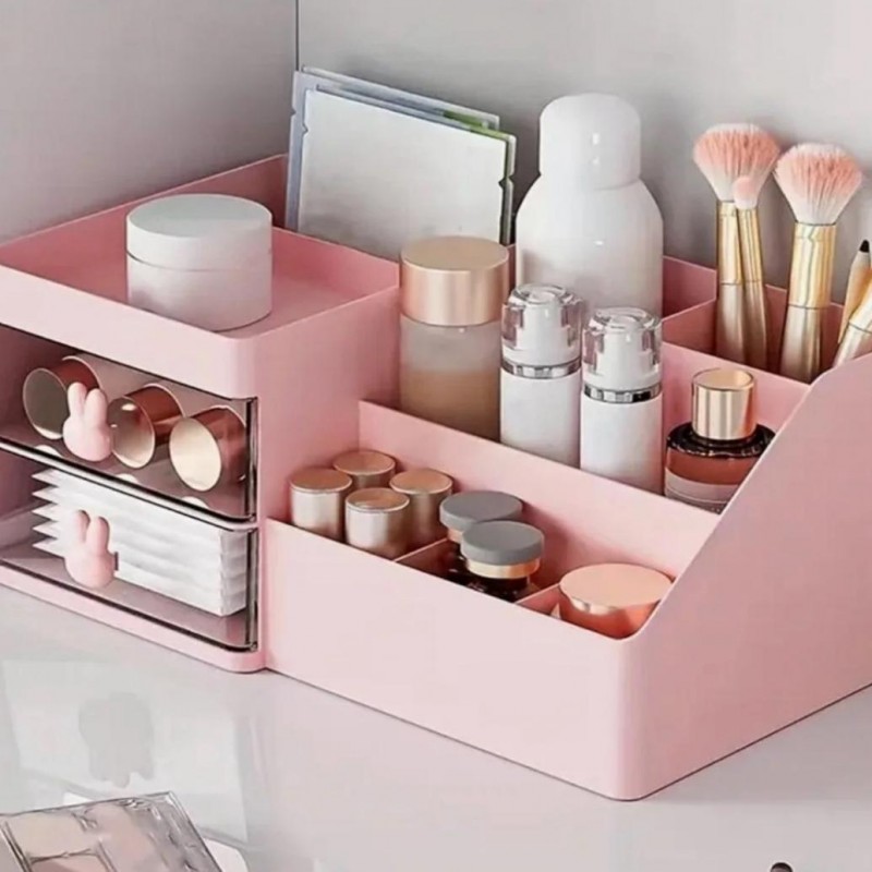 BLACKSTAR Makyaj Organizeri Çekmeceli Pembe BLACKSTAR Makyaj Organizeri Çekmeceli Pembe