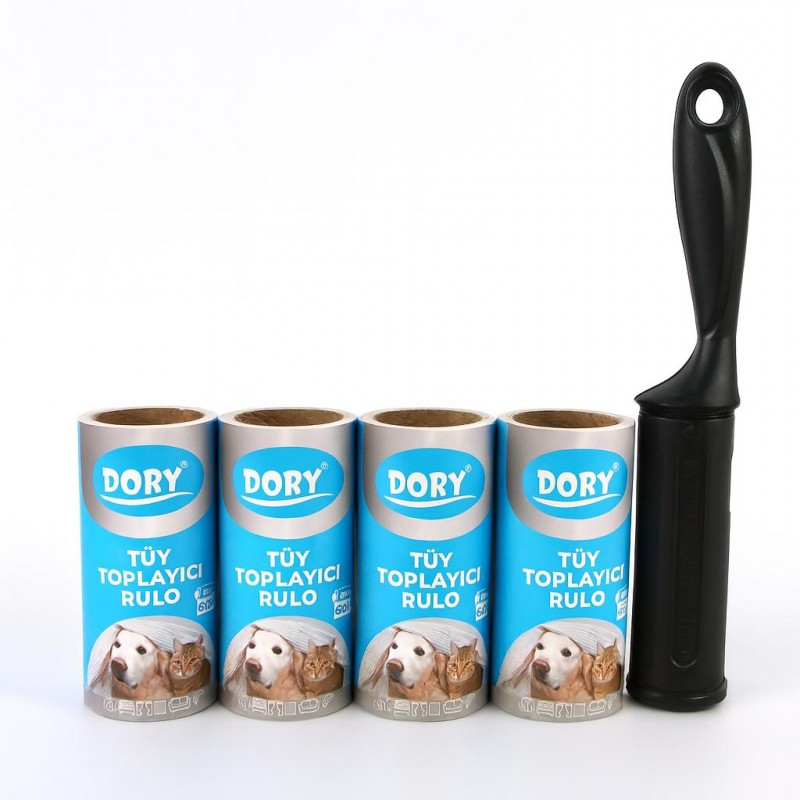DORY tüy toplayıcı rulo + 4 yedek rulo